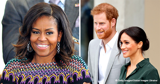 Michelle Obama Reacts to Prince Harry, Meghan Markle's Royal Baby