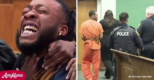 Heartbroken dad screams in court when he hears sentencing for his ex who murdered their toddler