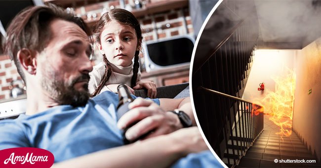 Une jeune fille de 3 ans sauve ses parents saoûl d'un incendie à Madrid