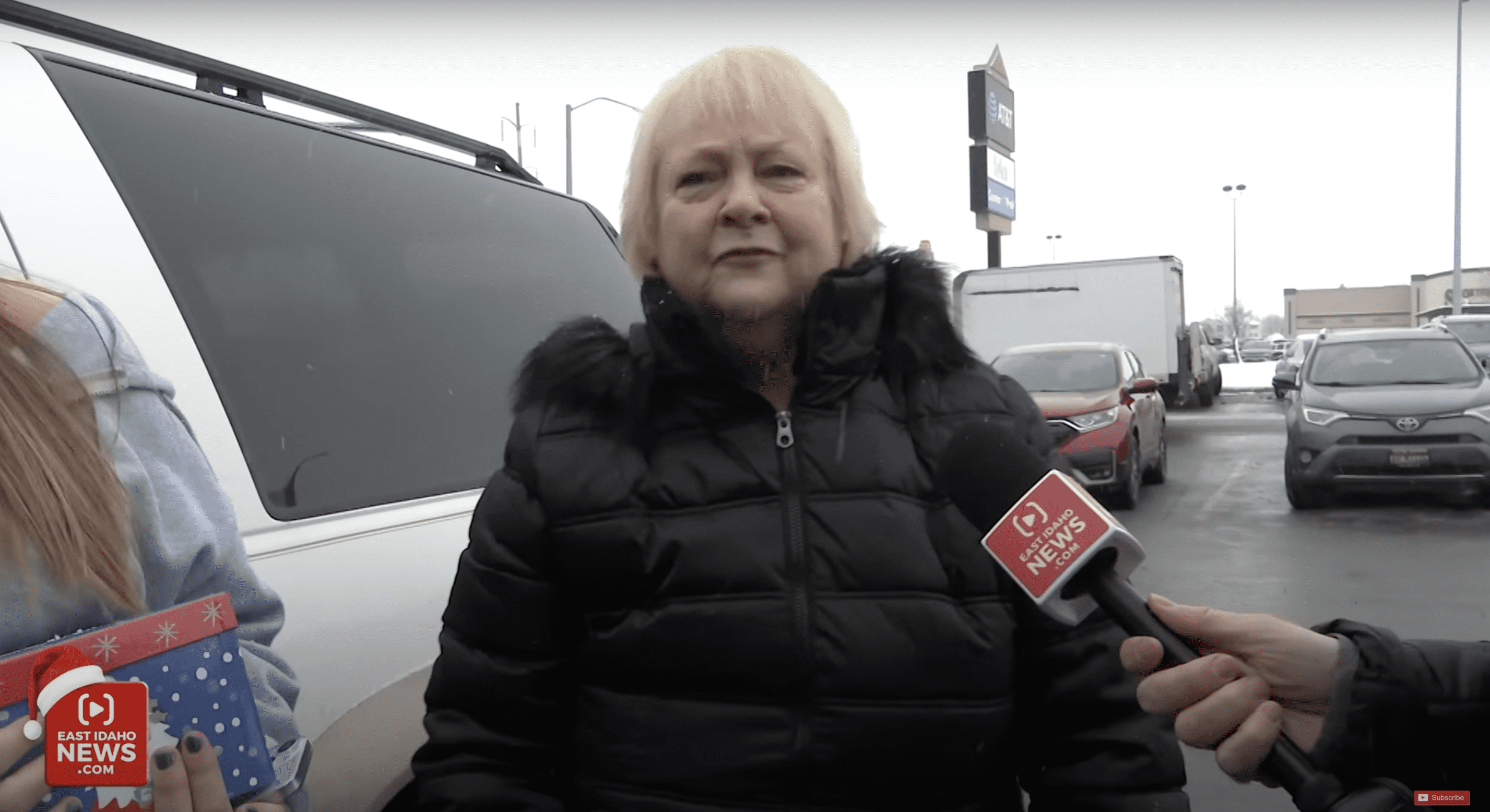 Ms. Cathy shares her views after Secret Santa's surprise. | Source: YouTube.com/East Idaho News