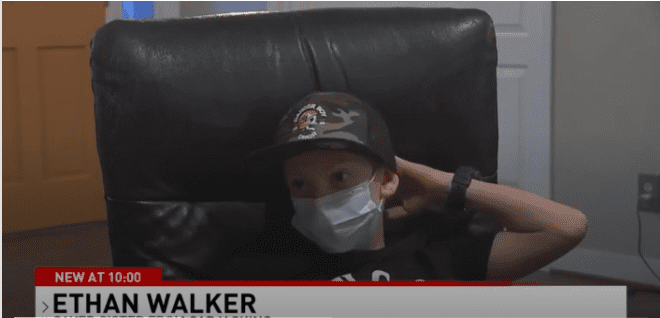 Ethan Walker during an interview with ABC 3340 News. | Photo: ABC 3340 News