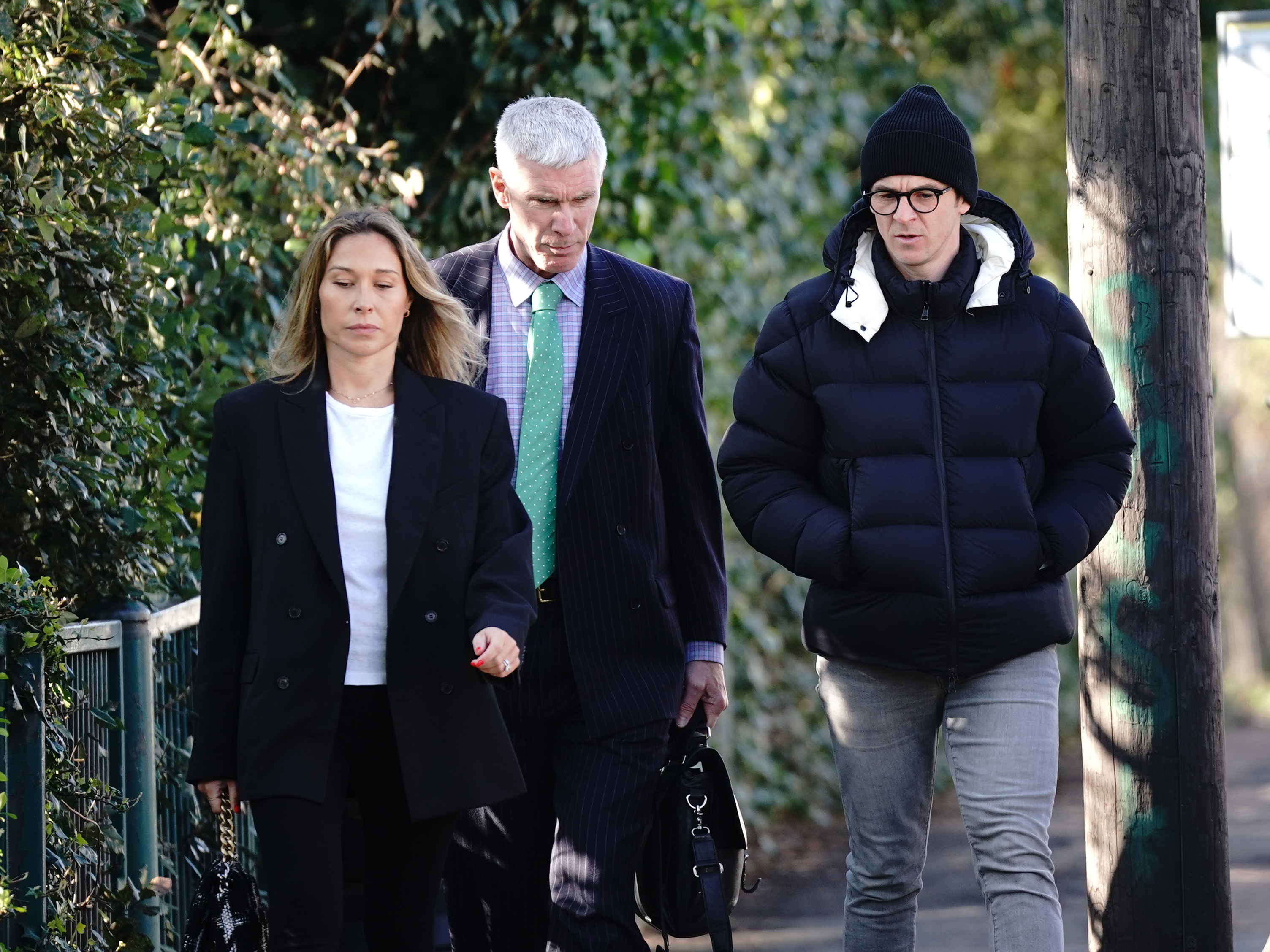 Georgia and Joey Barton arriving at Wimbledon Magistrates' Court on 18 March 2022. | Source: Getty Images