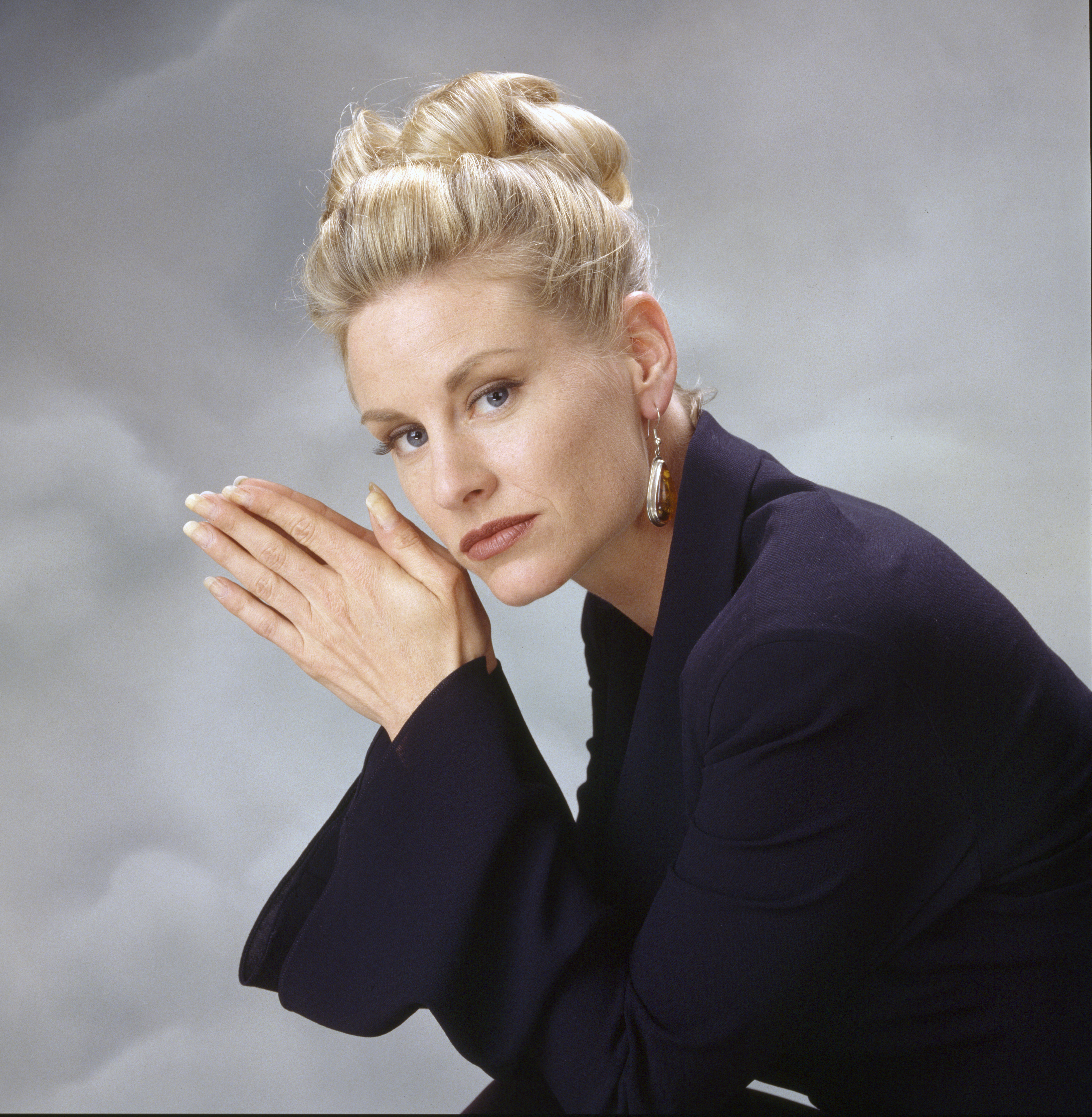 Lauren Lane, as C.C. Babcock, on "The Nanny," a CBS television situation comedy that premiere its first episode on November 3, 1993 | Source: Getty Images