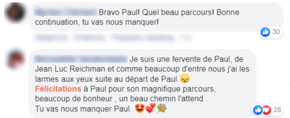 Capture d'ecran des commentaire des fans | Photo : Facebook Capture d'ecran des commentaire des fans | Photo : Facebook