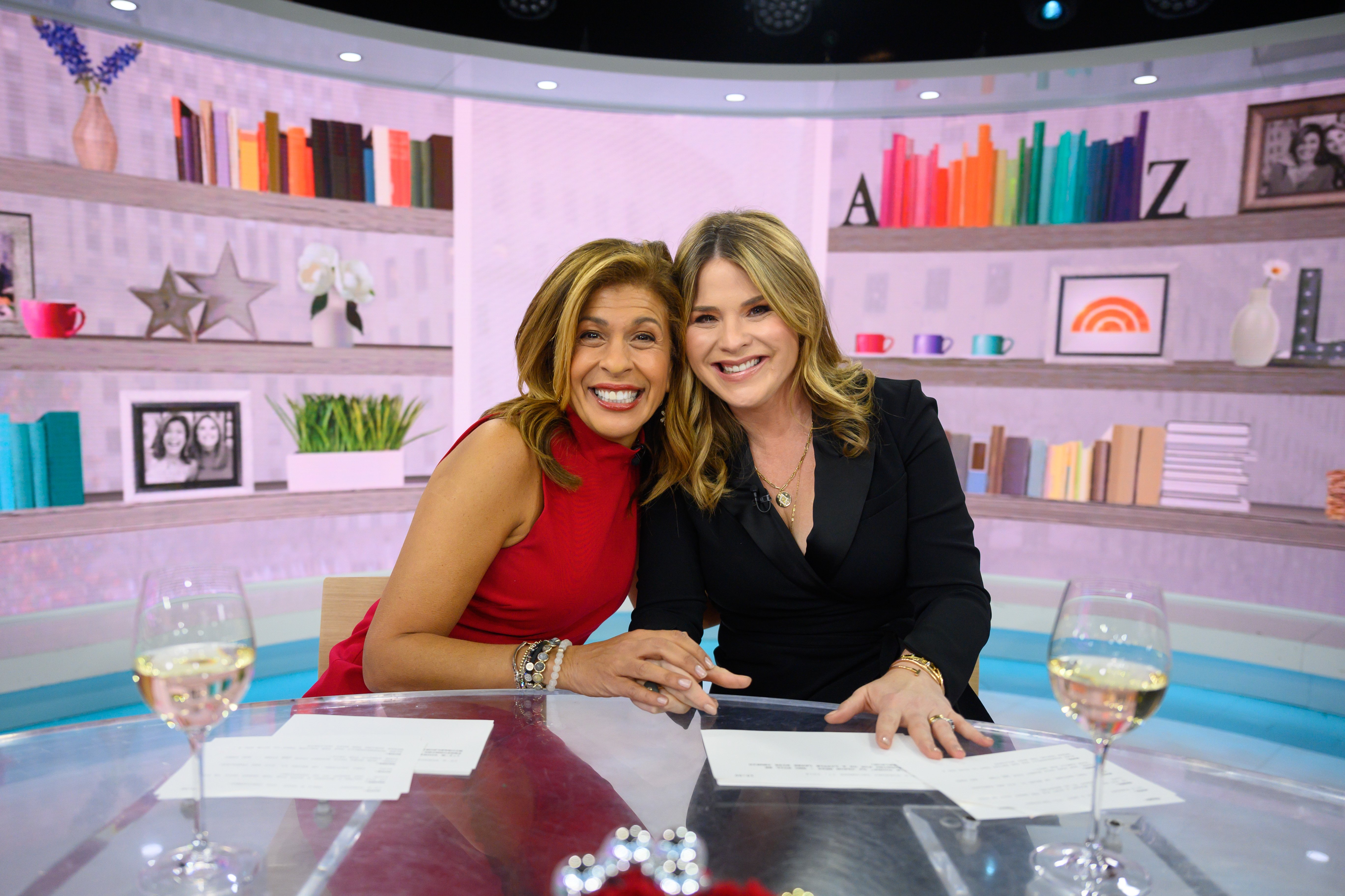 Hoda Kotb and Jenna Bush Hager on December 17, 2019 in New York City | Source: Getty Images
