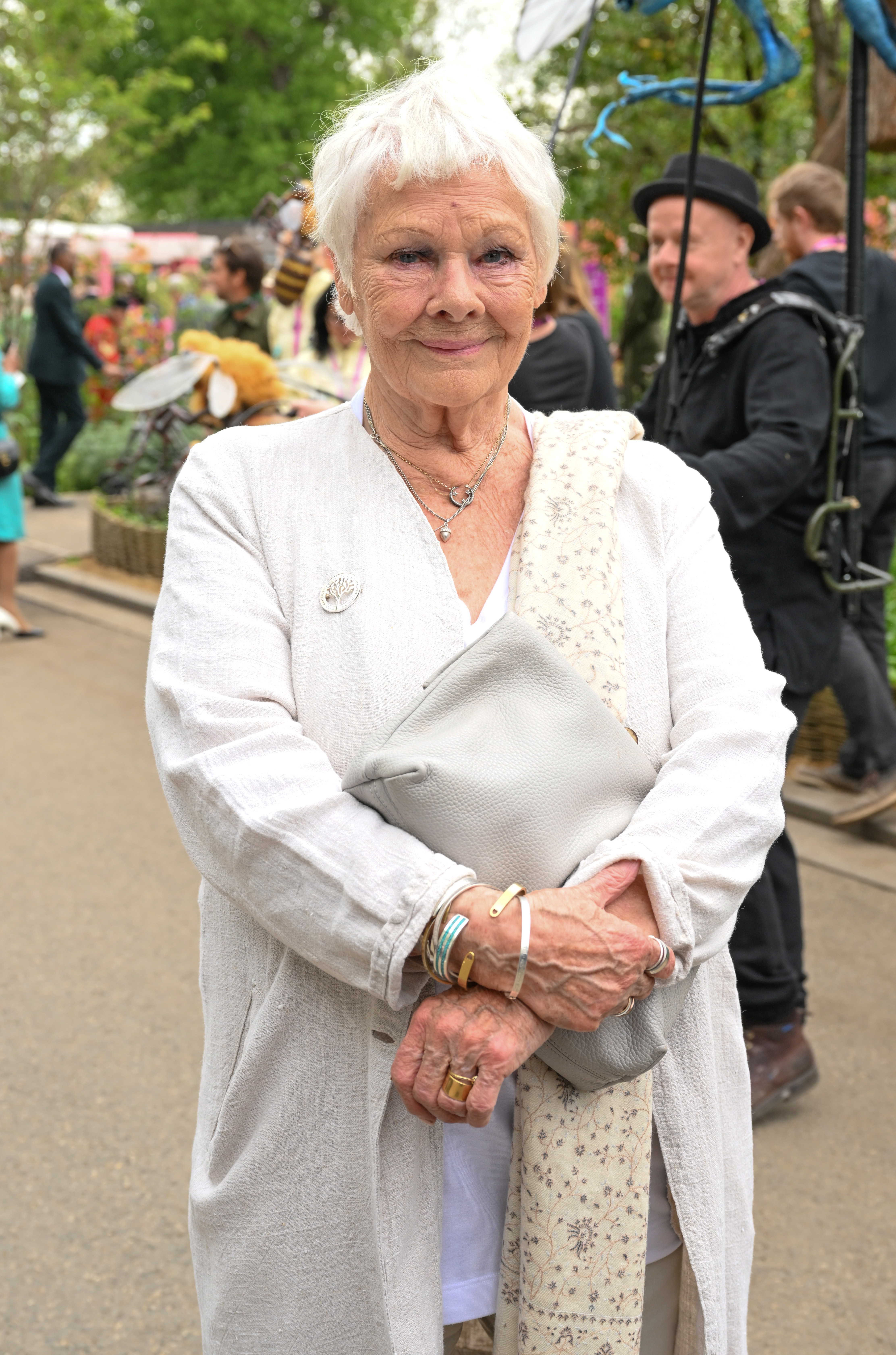 Dame Judy Dench attends the Chelsea Flower Show at Royal Hospital Chelsea in London, England on May 22, 2023. | Source: Getty Images