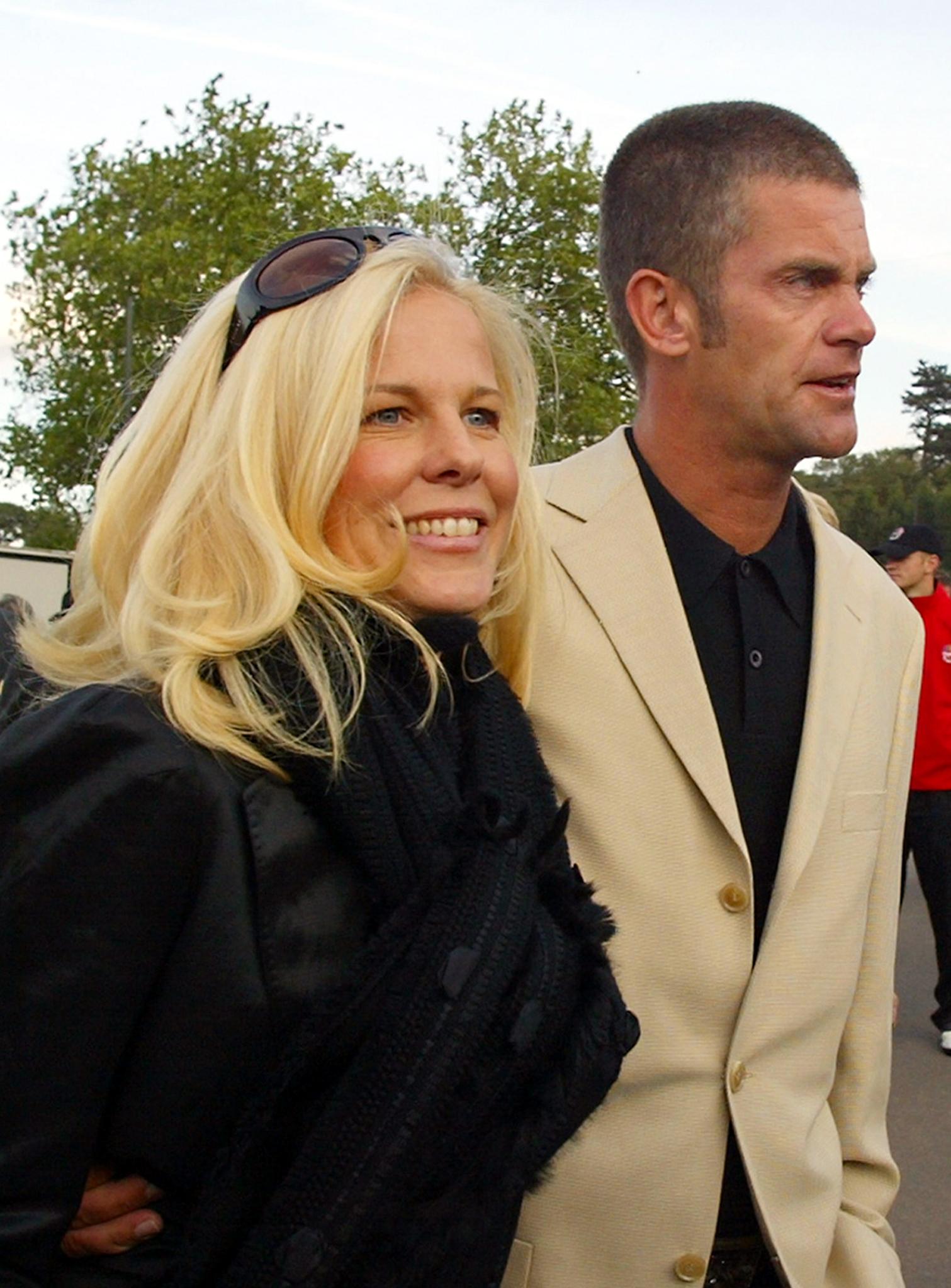 Jesper and Mia Parnevik pictured on September 26, 2002 | Source: Getty Images