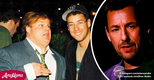 Adam Sandler shares awesome tribute to Chris Farley on the 21st anniversary of his death