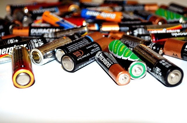 Baterías. Fuente: Pixabay
