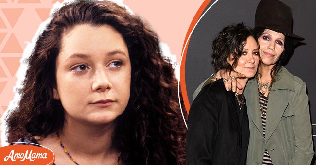 Sara Gilbert as Darlene Conner on season five of "Roseanne" on September 15, 1992, and her with Linda Perry at The Recording Academy and Clive Davis' Pre-Grammy Gala on February 9, 2019, in Beverly Hills, California | Photos: ABC Photo Archives/Disney General Entertainment Content & Axelle/Bauer-Griffin/FilmMagic/Getty Images