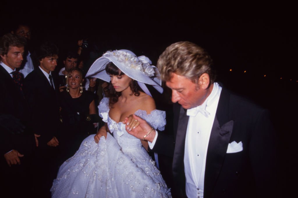 Johnny Hallyday et sa femme Adeline Blondieau | photo : Getty Images