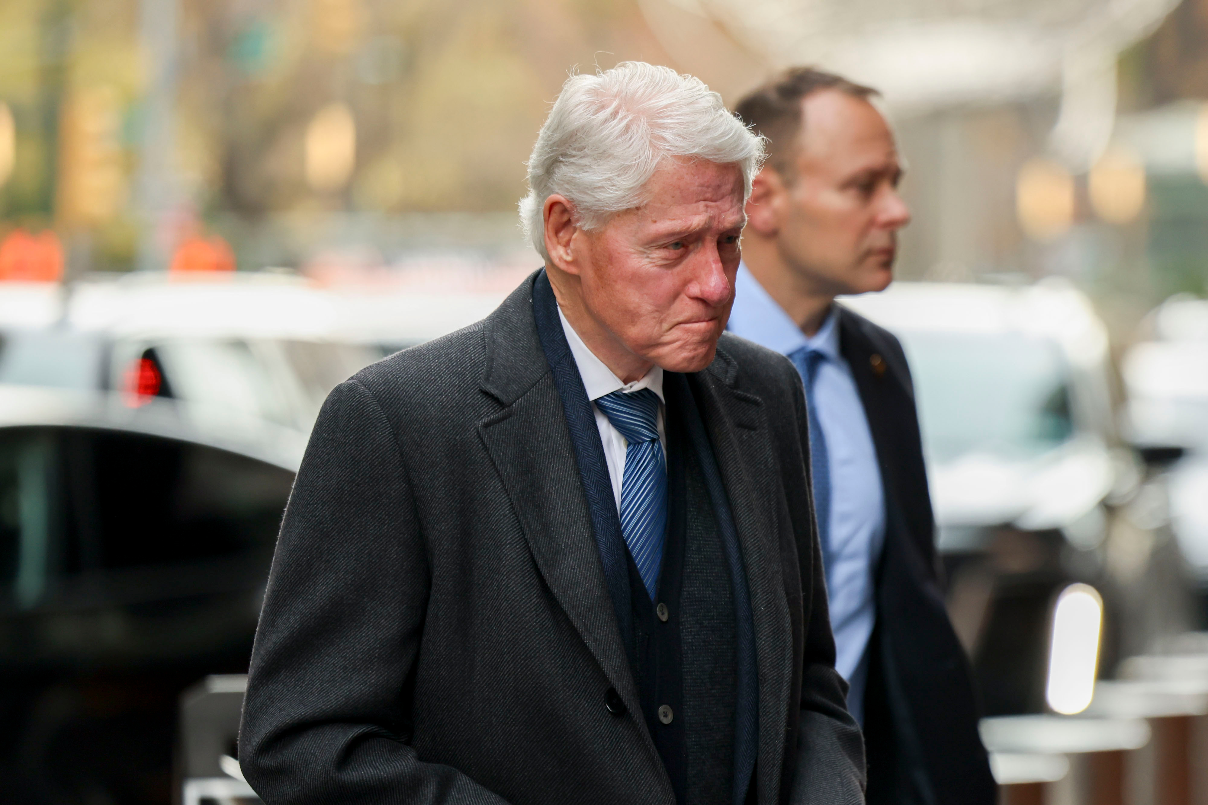 Bill Clinton attends the New York Times DealBook Summit at Lincoln Center in New York on December 4, 2024 | Source: Getty Images