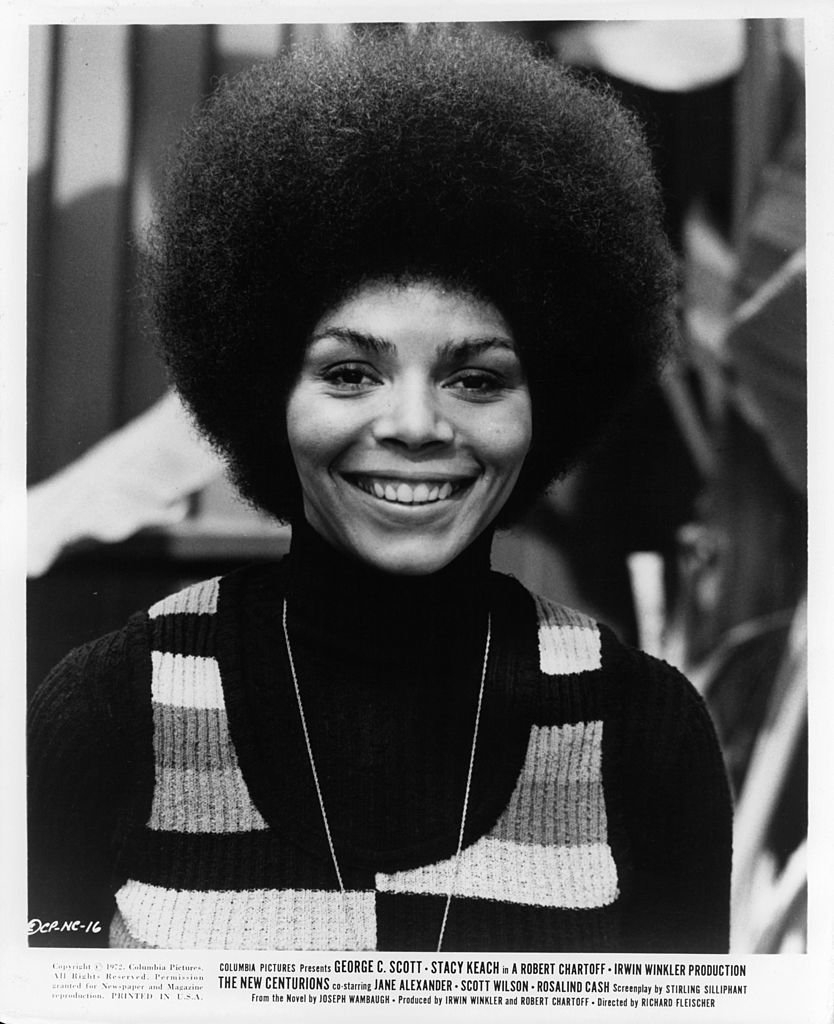 Rosalind Cash smiling in a scene from the film 'The New Centurions', 1972. | Photo: Getty Images