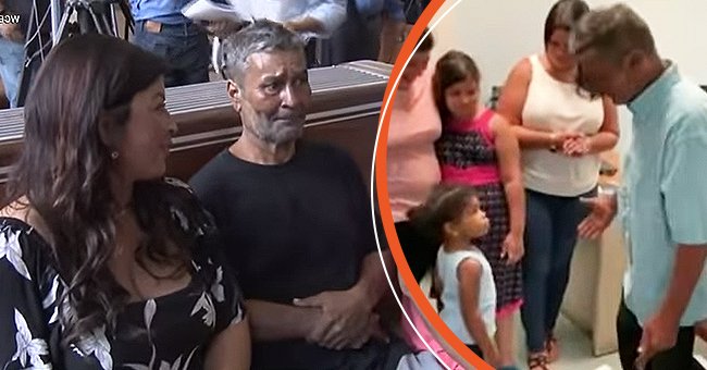  Jose Lopez reuniting with his daughters after two decades | Photo: youtube.com/Inside Edition  