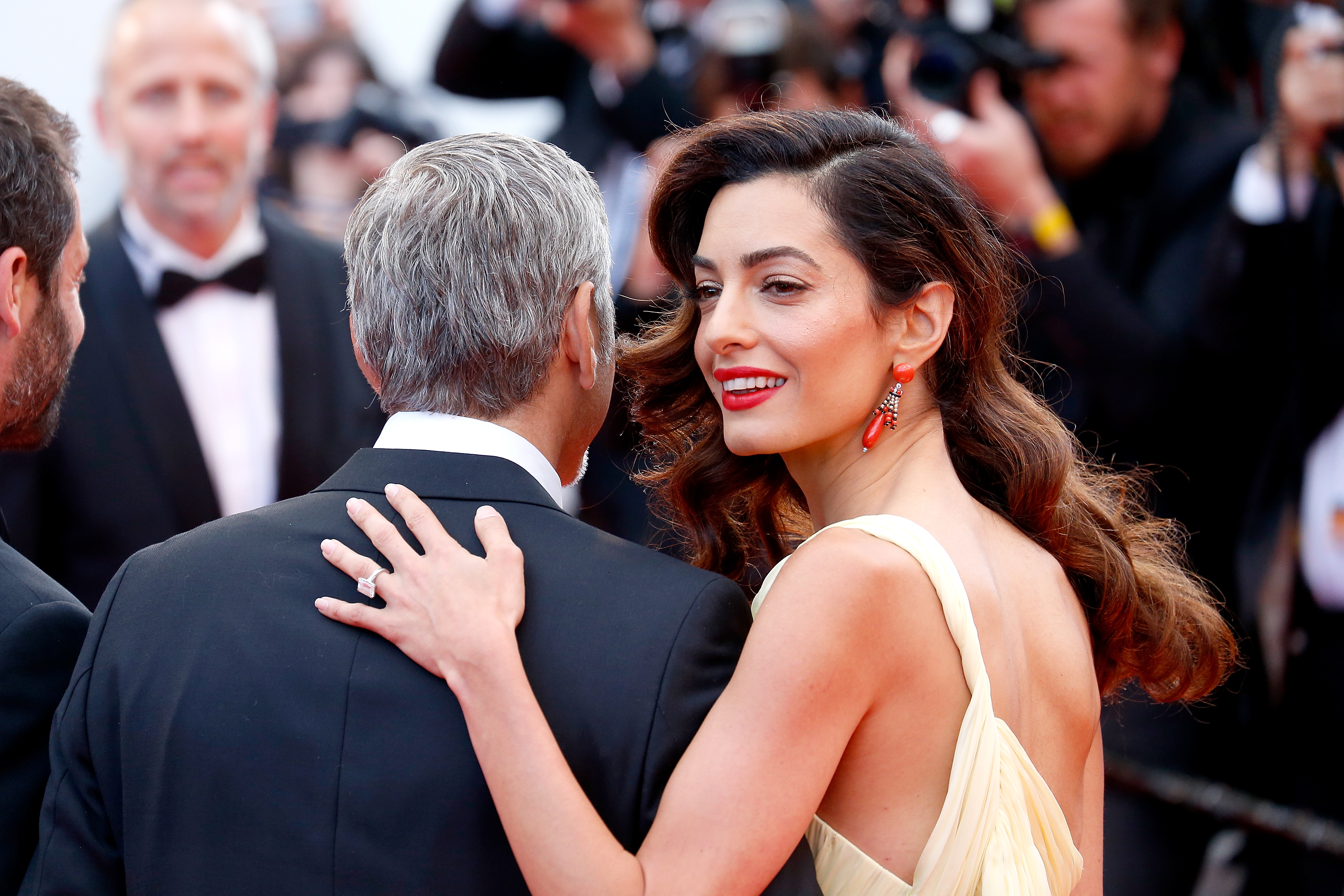 George Clooney and Amal Clooney attend the screening of "Money Monster" at the annual 69th Cannes Film Festival at Palais des Festivals on May 12, 2016 in Cannes, France | Source: Getty Images