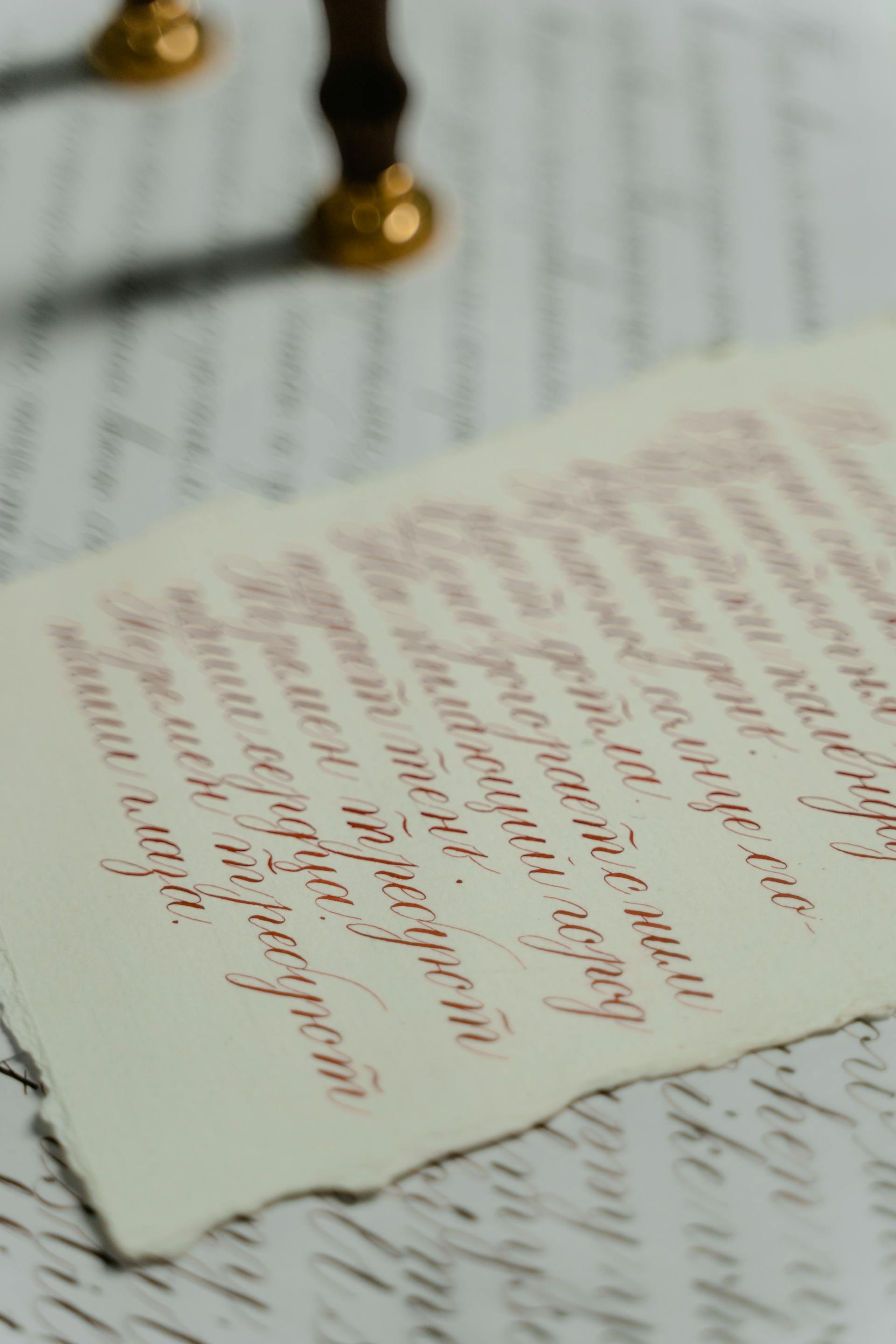 A handwritten letter | Source: Pexels