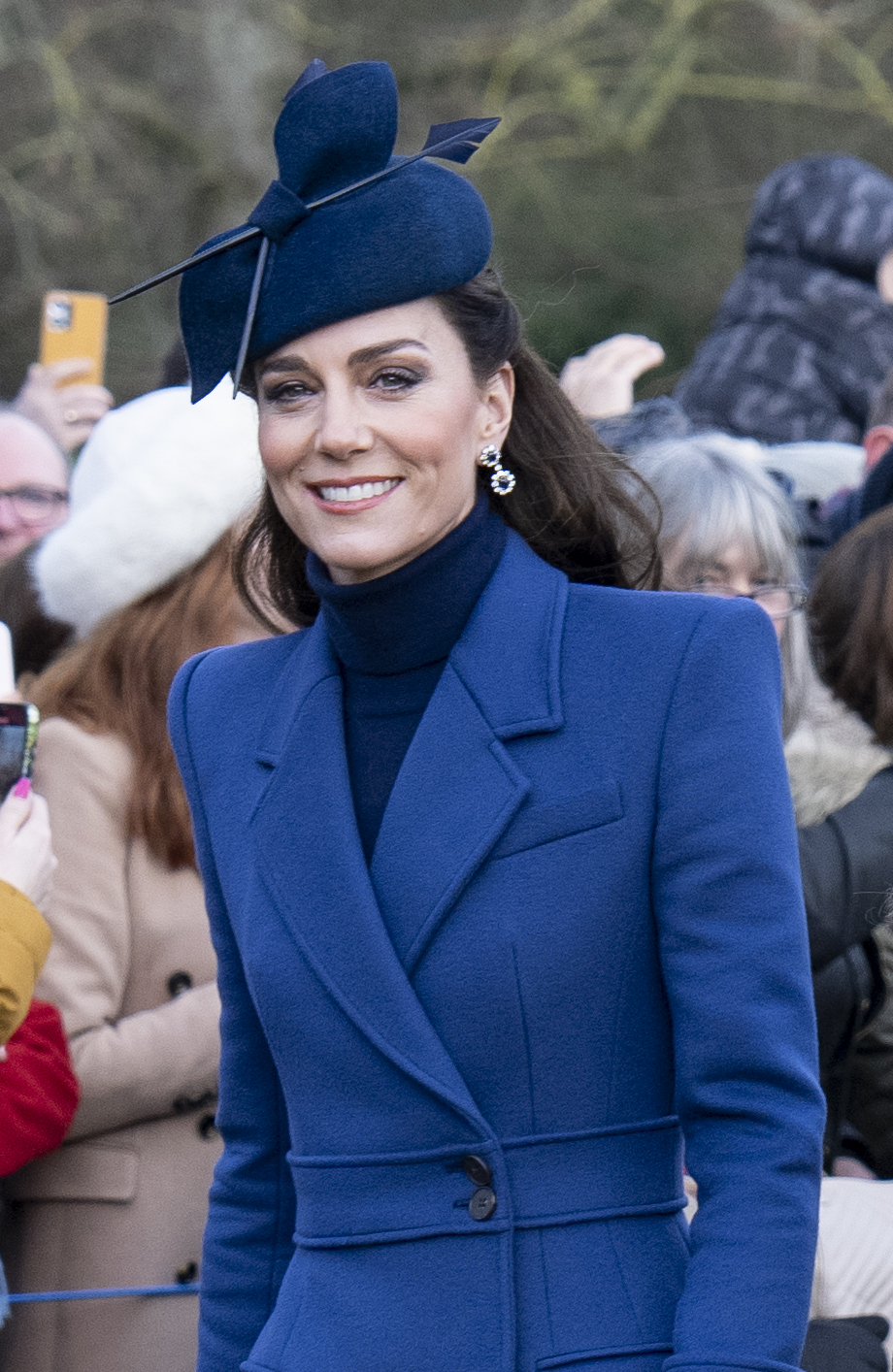 Catherine, Princess of Wales at the Christmas Day service at St. Mary Magdalene Church on December 25, 2023 in Sandringham, Norfolk | Source: Getty Images