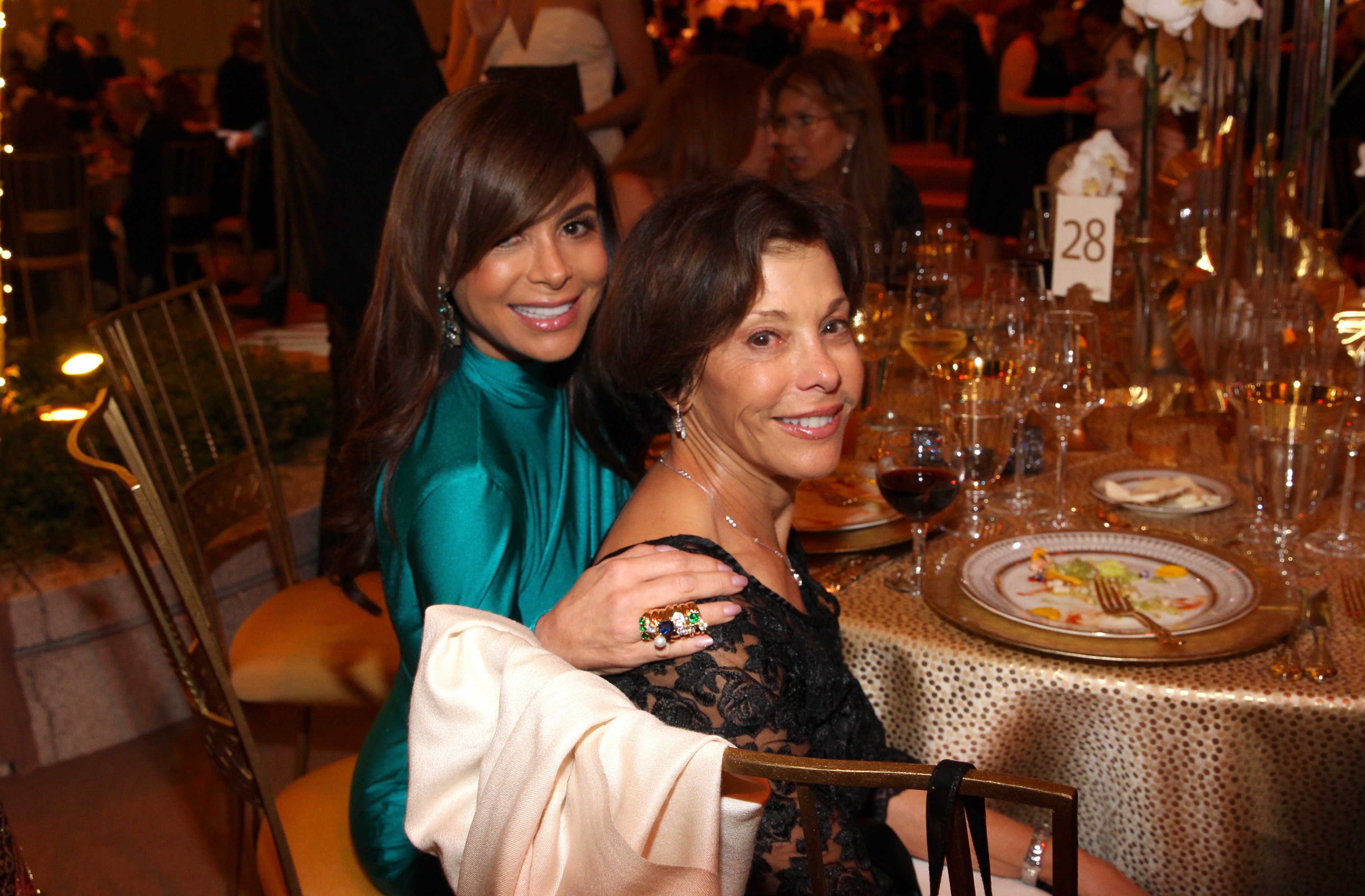Singer Paula Abdul and Wendy Mandel attend The Music Center's 50th Anniversary Spectacular at The Music Center on December 6, 2014 in Los Angeles, California. | Source: Getty Images