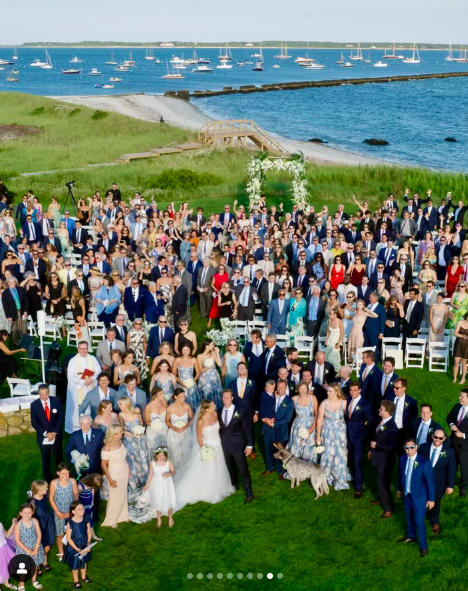 The guests at Mariah Kennedy Cuomo and Tellef Lundevall's wedding, posted on July 24, 2024 | Source: Instagram/michaelakennedycuomo