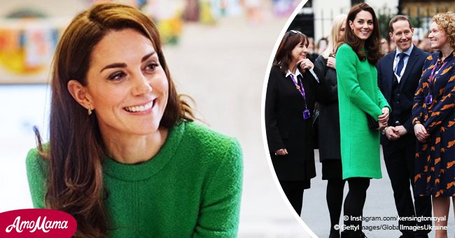 Kate Middleton turns heads in a $2,700 green dress, and her tiny earrings cost almost the same