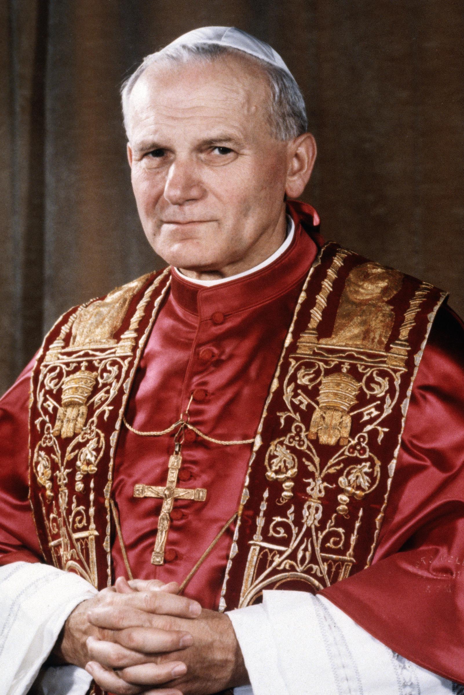 An official portrait of Pope John Paul II in 1979. | Source: Getty Images