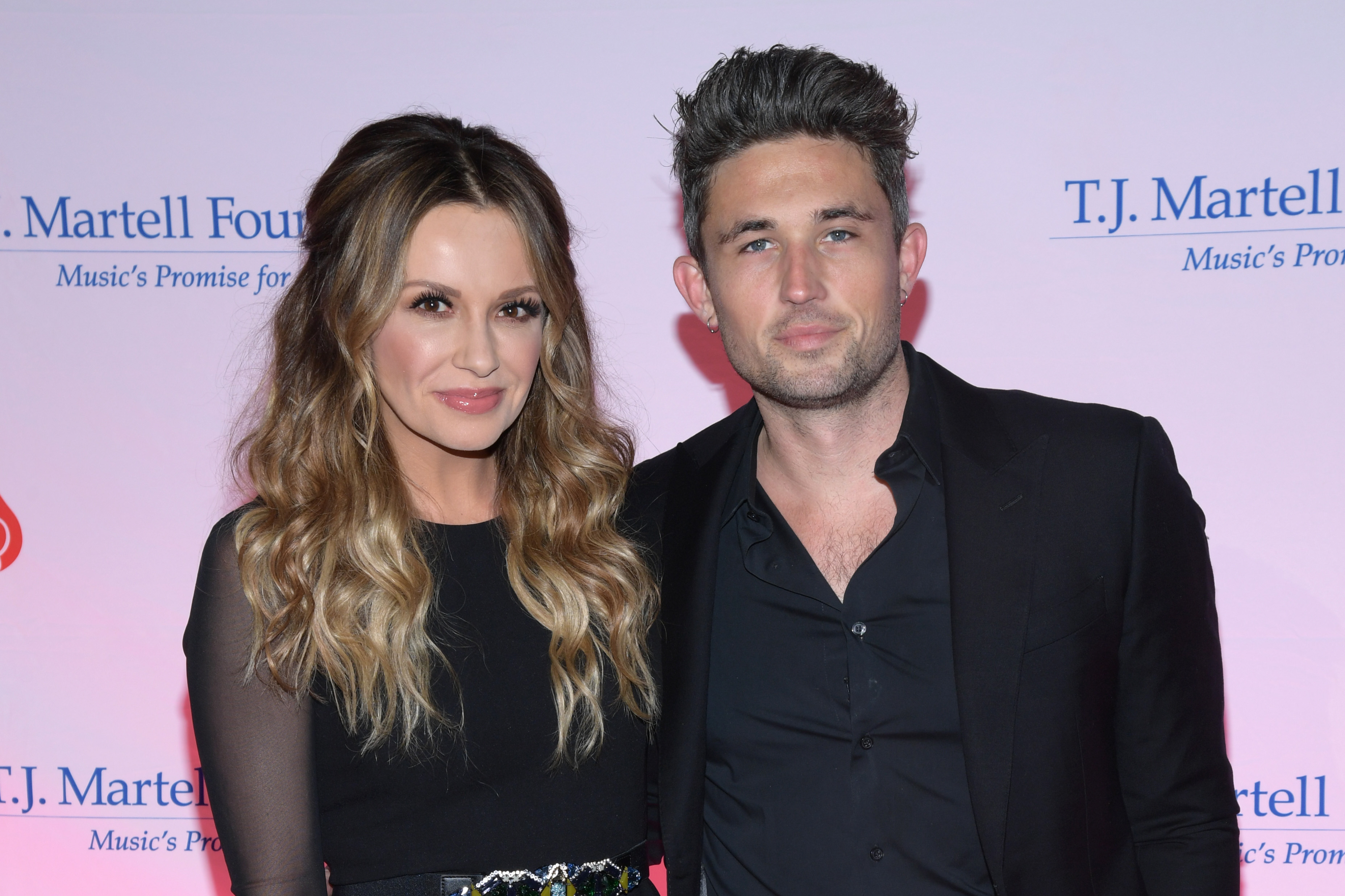 Carly Pearce and Michael Ray at Omni Hotel on February 24, 2020, in Nashville, Tennessee. | Source: Getty Images