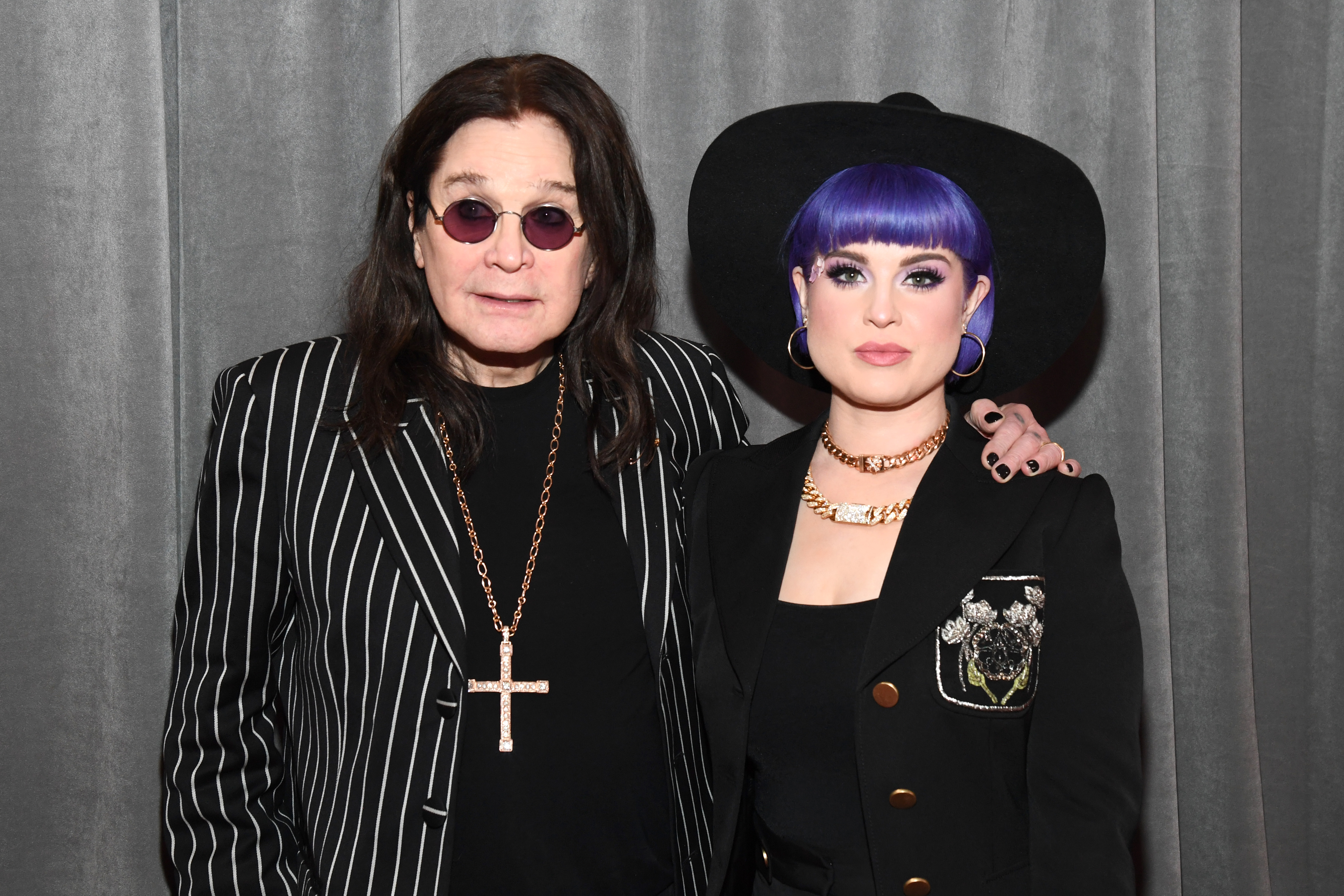 Ozzy Osbourne and Kelly Osbourne at the 62nd Annual GRAMMY Awards in Los Angeles, California on January 26, 2020 | Source: Getty Images