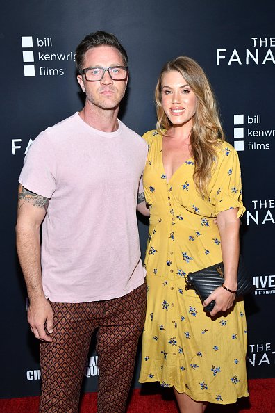 Devon Sawa and Dawni Sahanovitch at the Egyptian Theatre on August 22, 2019 in Hollywood, California. | Photo: Getty Images