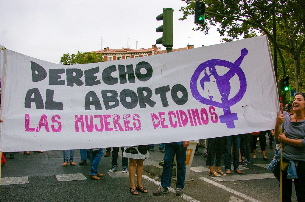 Mujeres exigen su derecho al aborto. | Foto: Flickr