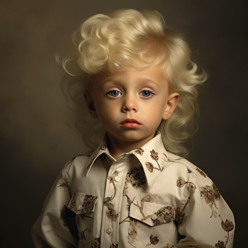 How Dolly Parton's oung grandson might look via AI | Source: Midjourney