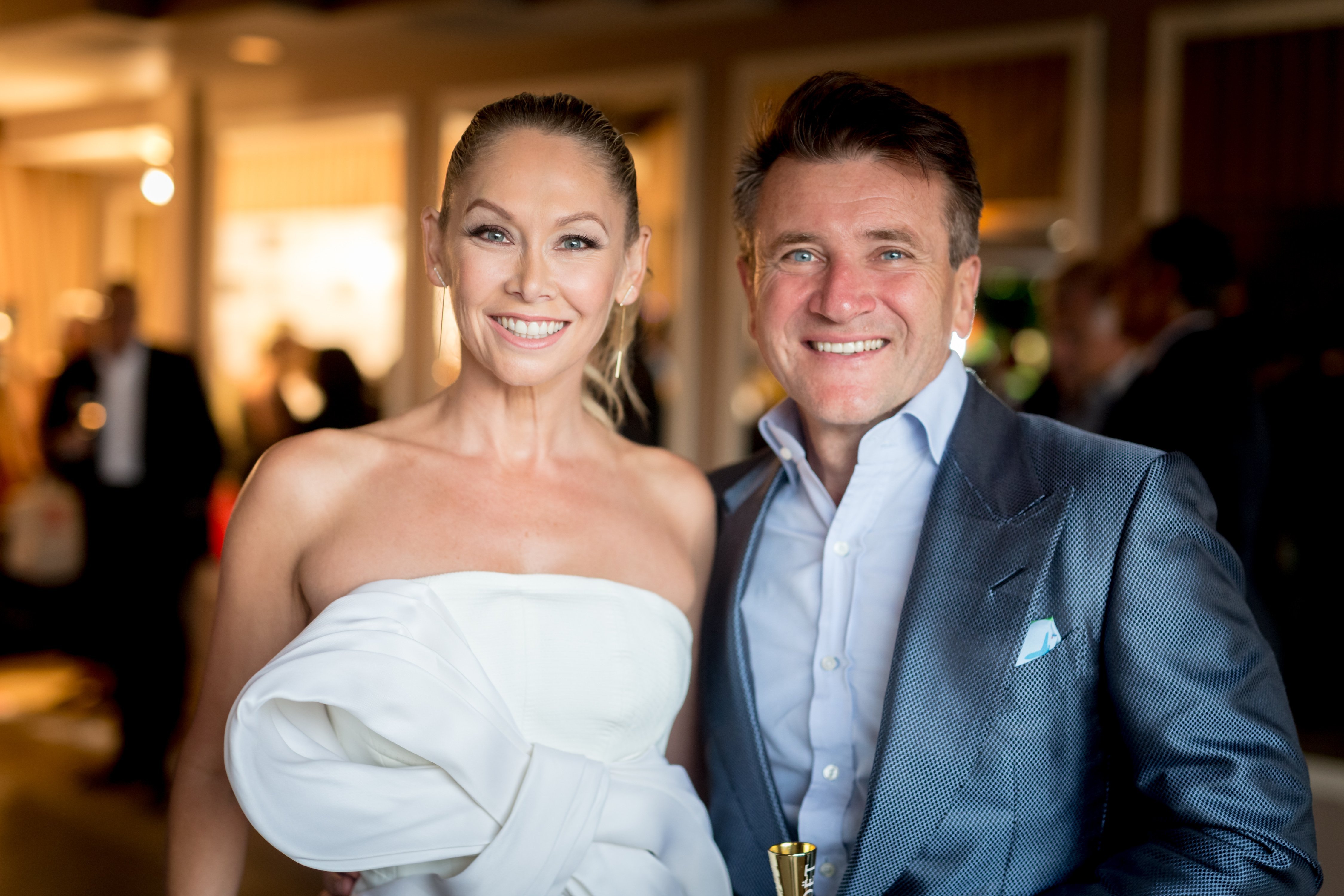 Kym Herjavec and Robert Herjavec attend the Television Industry Advocacy Awards in West Hollywood, California on September 16, 2016. | Photo: Getty Images