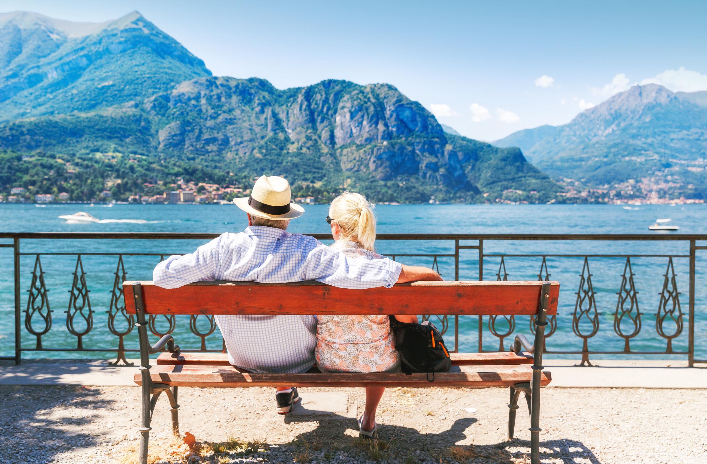 A couple of travelers admiring the view | Source: Shutterstock