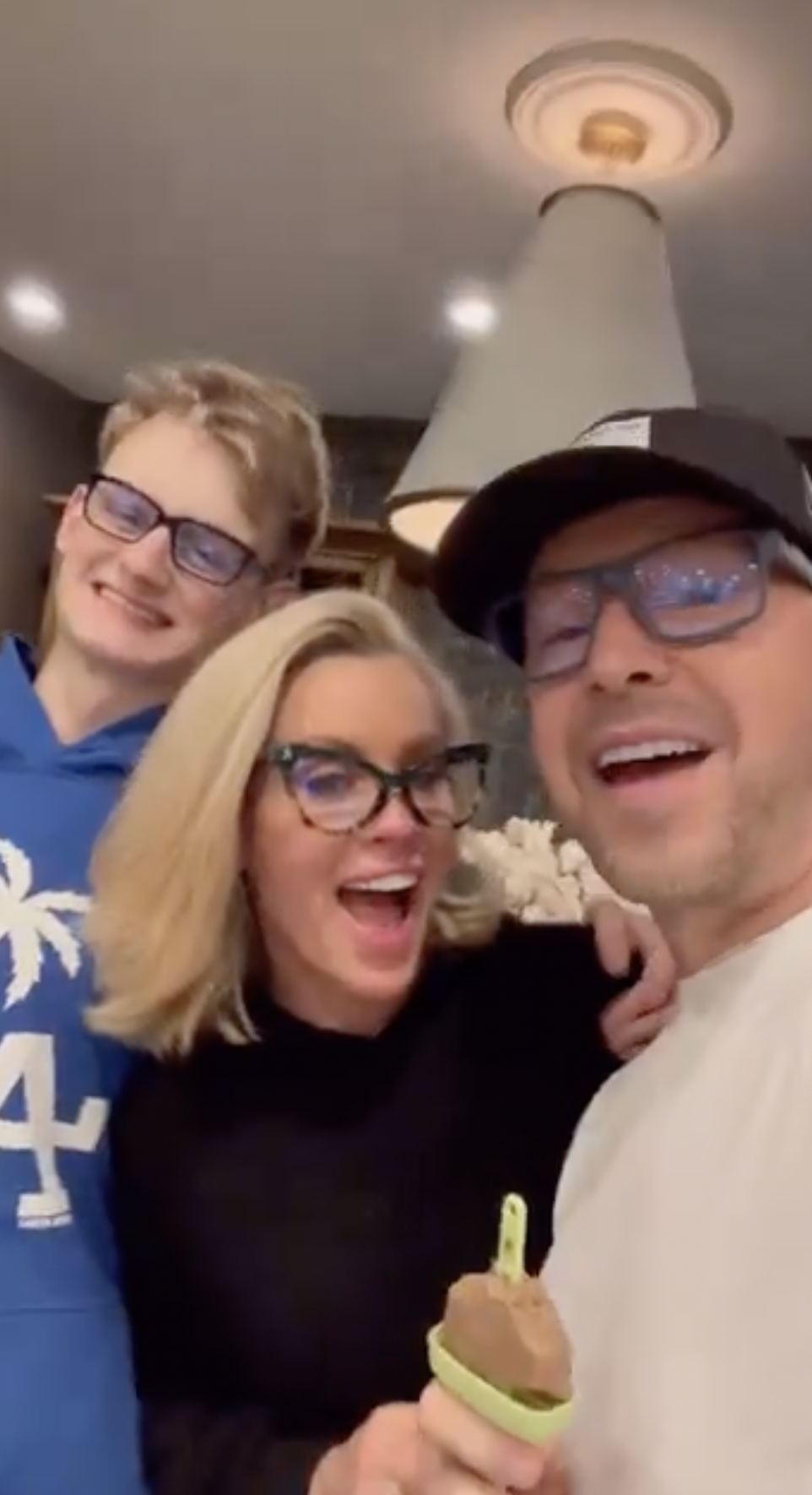 Evan Asher, Jenny McCarthy, and Donnie Wahlberg from a post dated September 12, 2024. | Source: Instagram/jennymccarthy