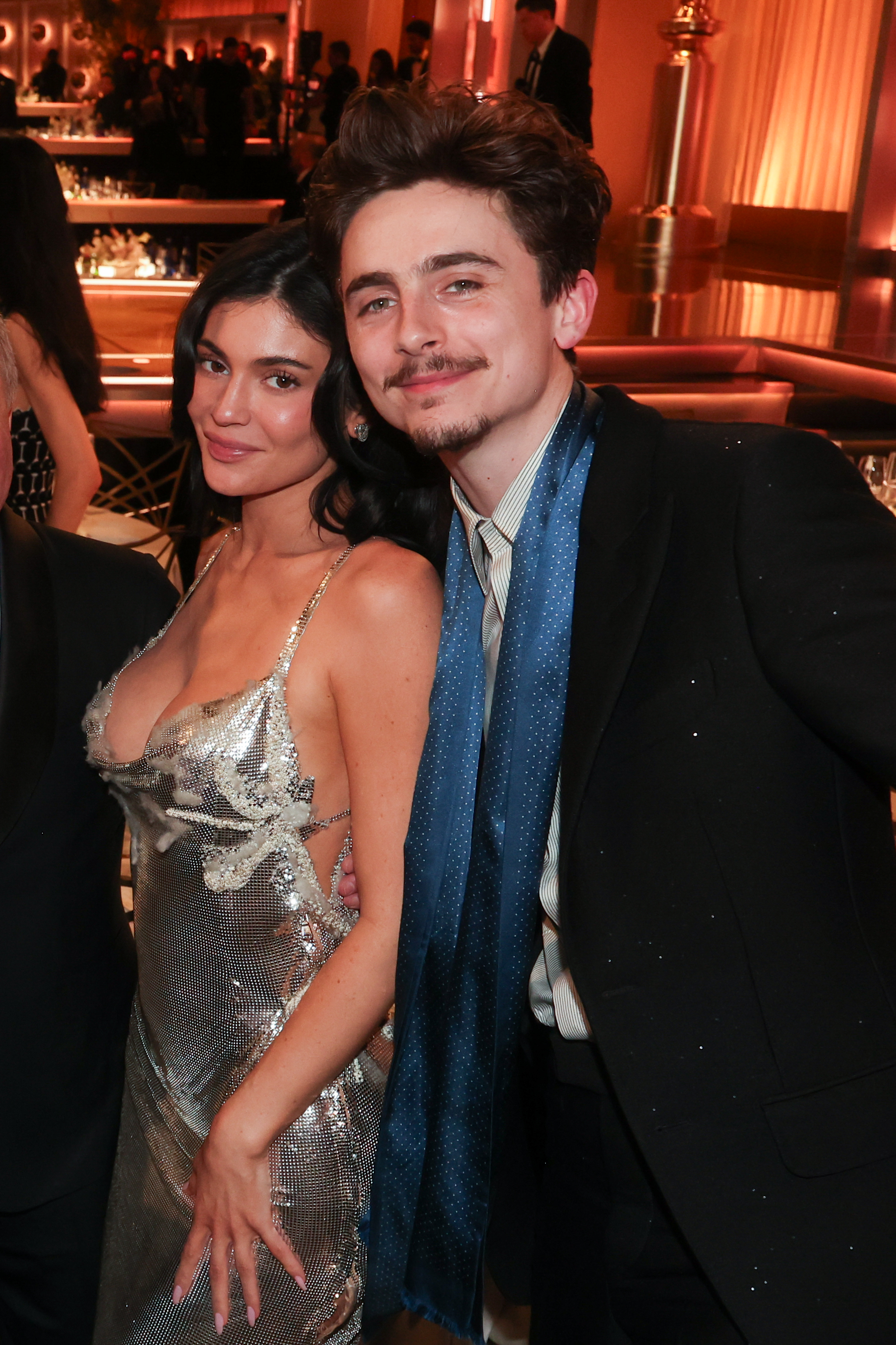 Kylie Jenner and Timothée Chalamet attend the 82nd Annual Golden Globe Awards | Source: Getty Images