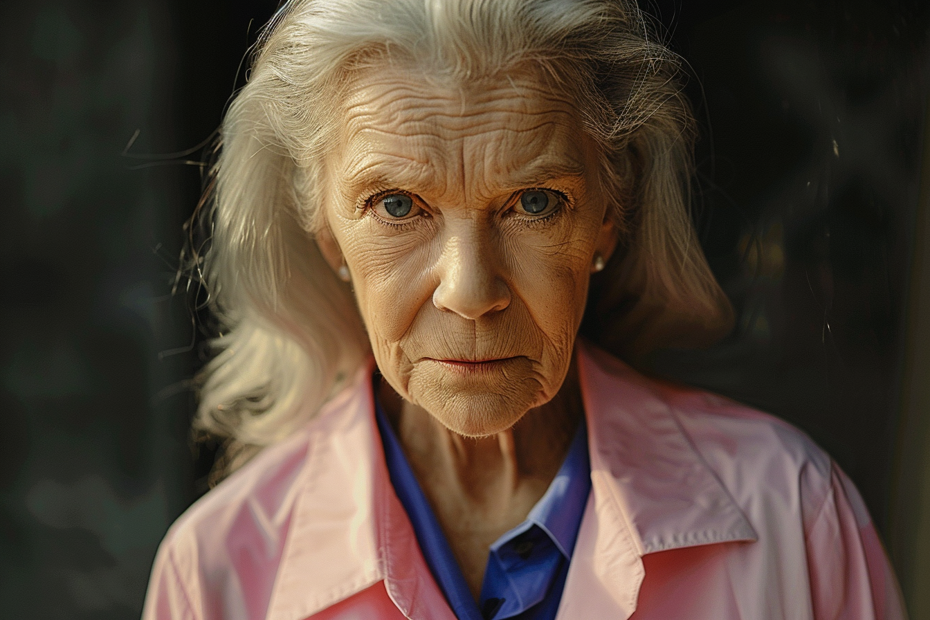 A close-up shot of an angry older woman | Source: Midjourney