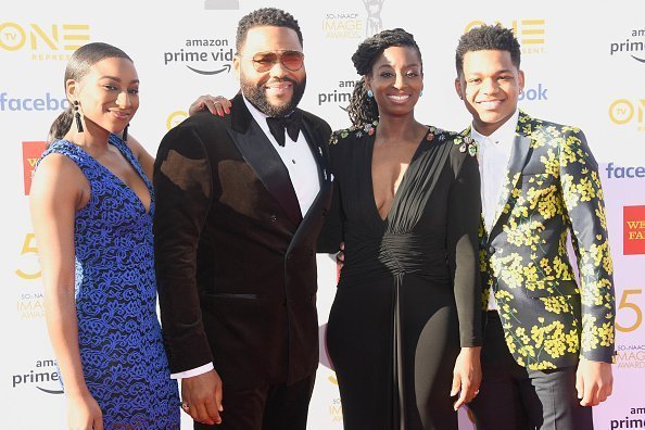  Anthony Anderson and family at the 50th NAACP Image Awards at Dolby Theatre on March 30, 2019 | Photo:Getty Images