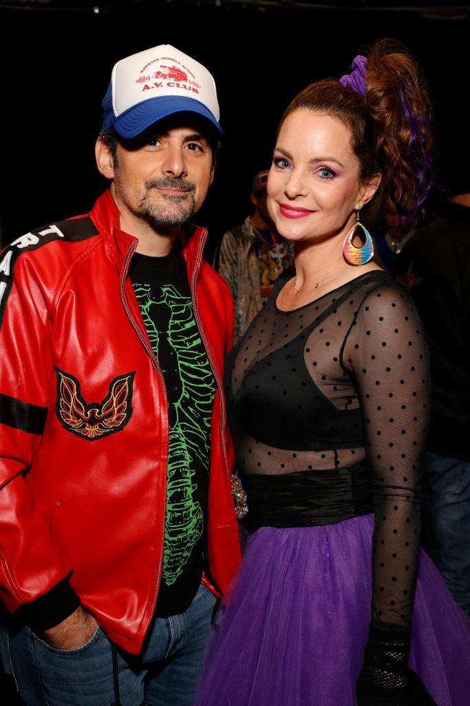 Brad Paisley and Kimberly Williams-Paisley at the Nashville '80s Dance Party to End ALZ benefiting the Alzheimer's Association on November 14, 2021 | Source: Getty Images