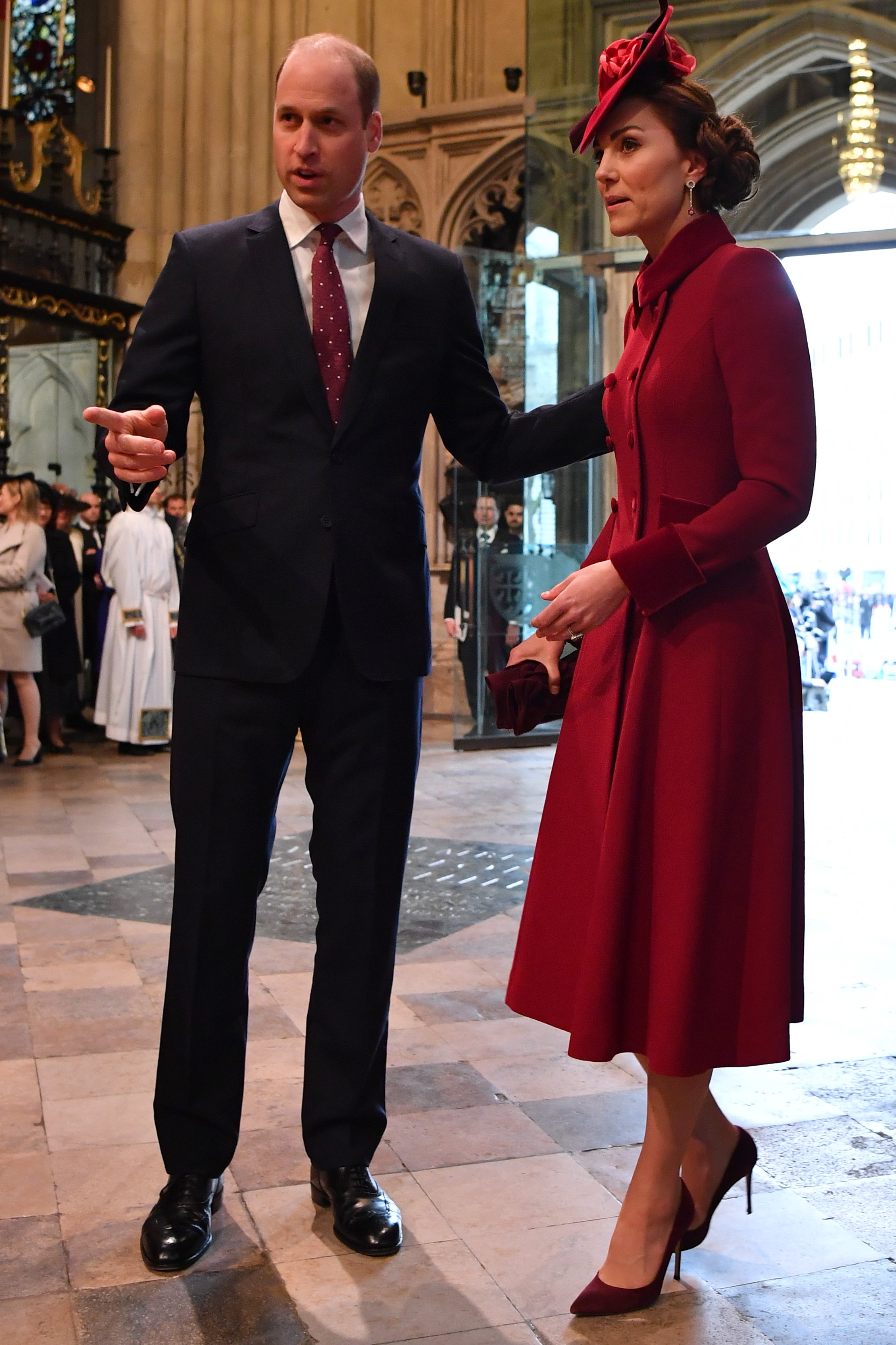 Prinz William und Kate Middleton am 9. März 2020 in London, England | Quelle: Getty Images