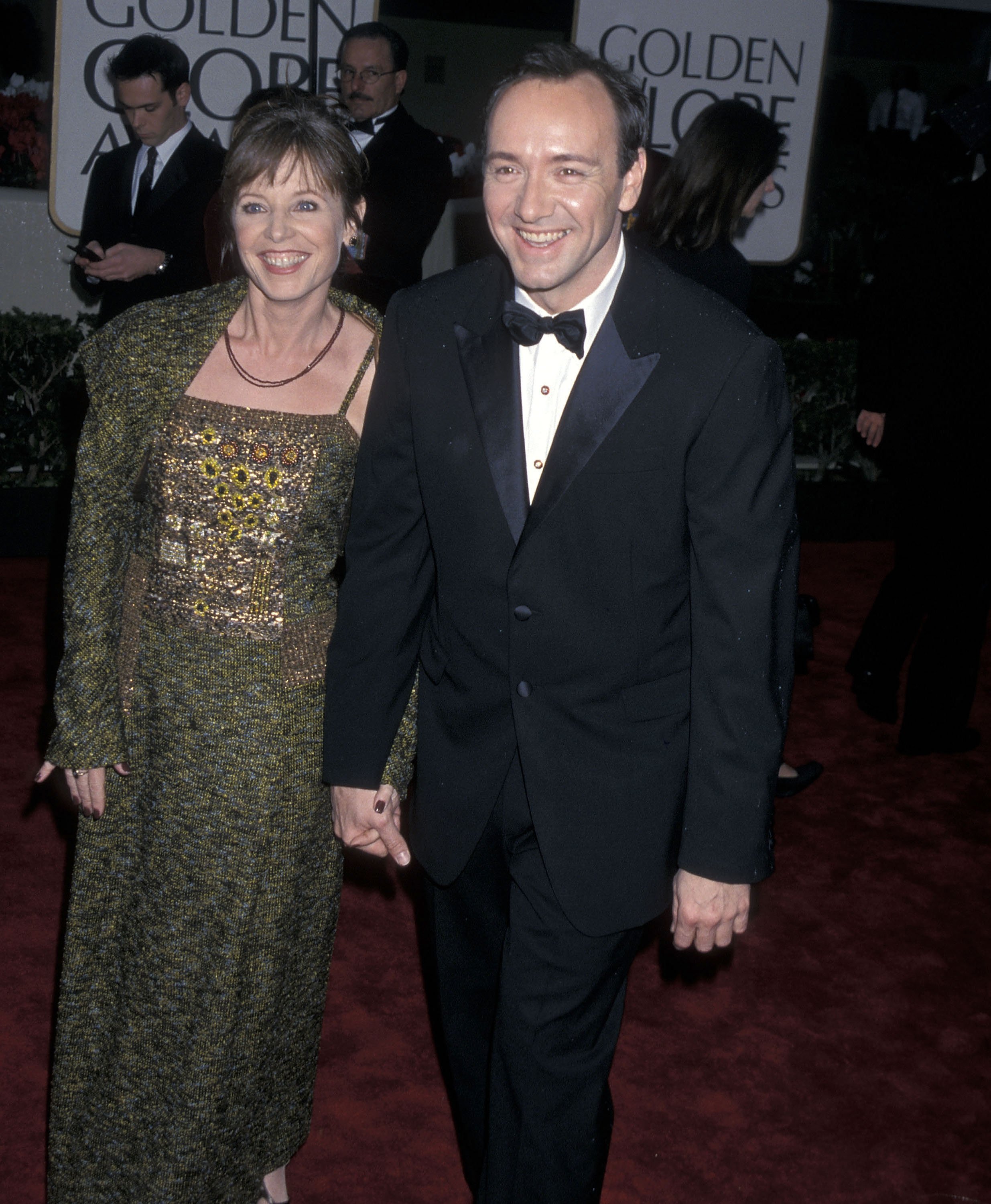 Dianne Dreyer and Kevin Spacey attend the 57th Annual Golden Globe Awards on January 23, 2000 at Beverly Hilton Hotel in Beverly Hills, California | Source: Getty Images 