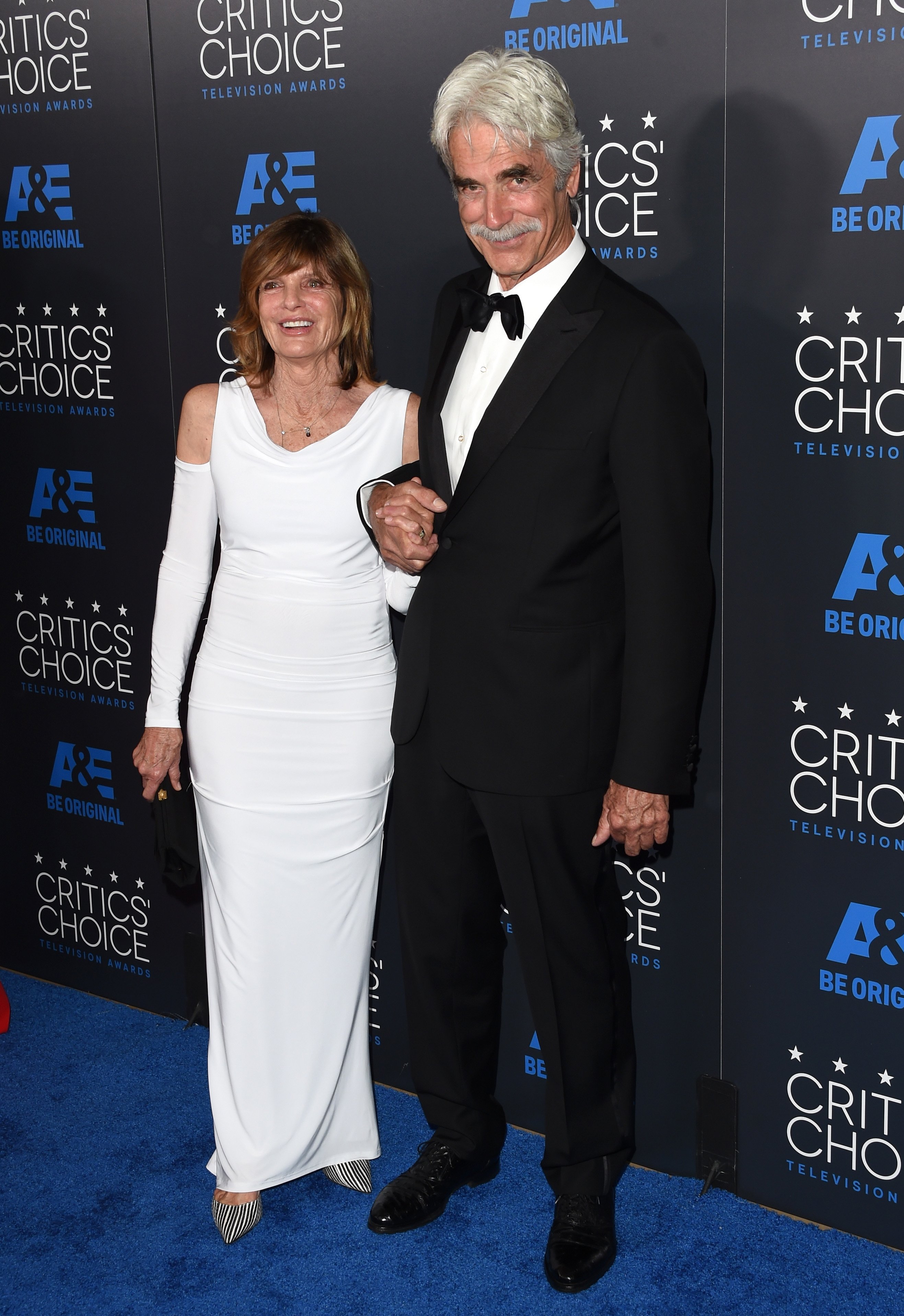 Western TV and movie star Sam Elliott and actress Katherine Ross attend the 2015 Annual Critics' Choice Television Awards in Beverly Hills. | Photo: Getty Images