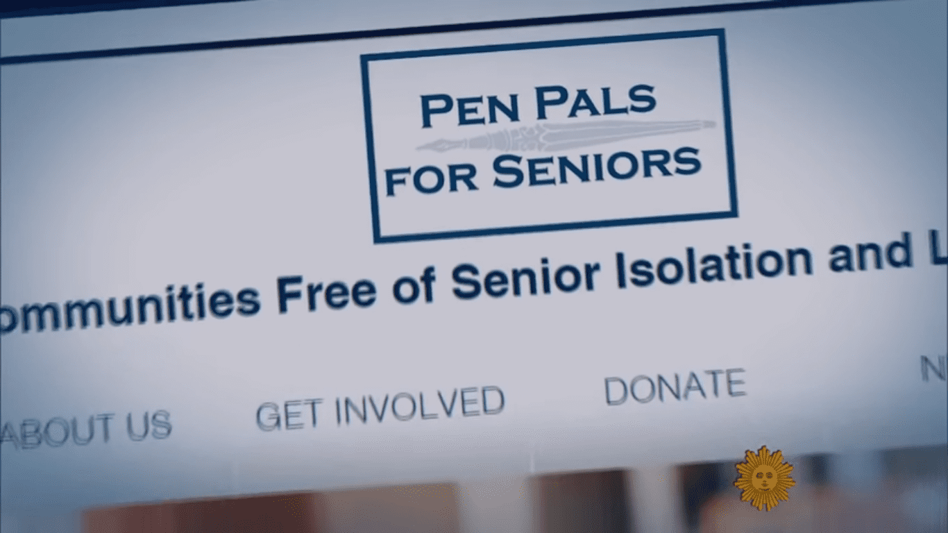 Pen Pals For Senior Group by Brooks | Photo: YouTube/CBS Sunday Morning