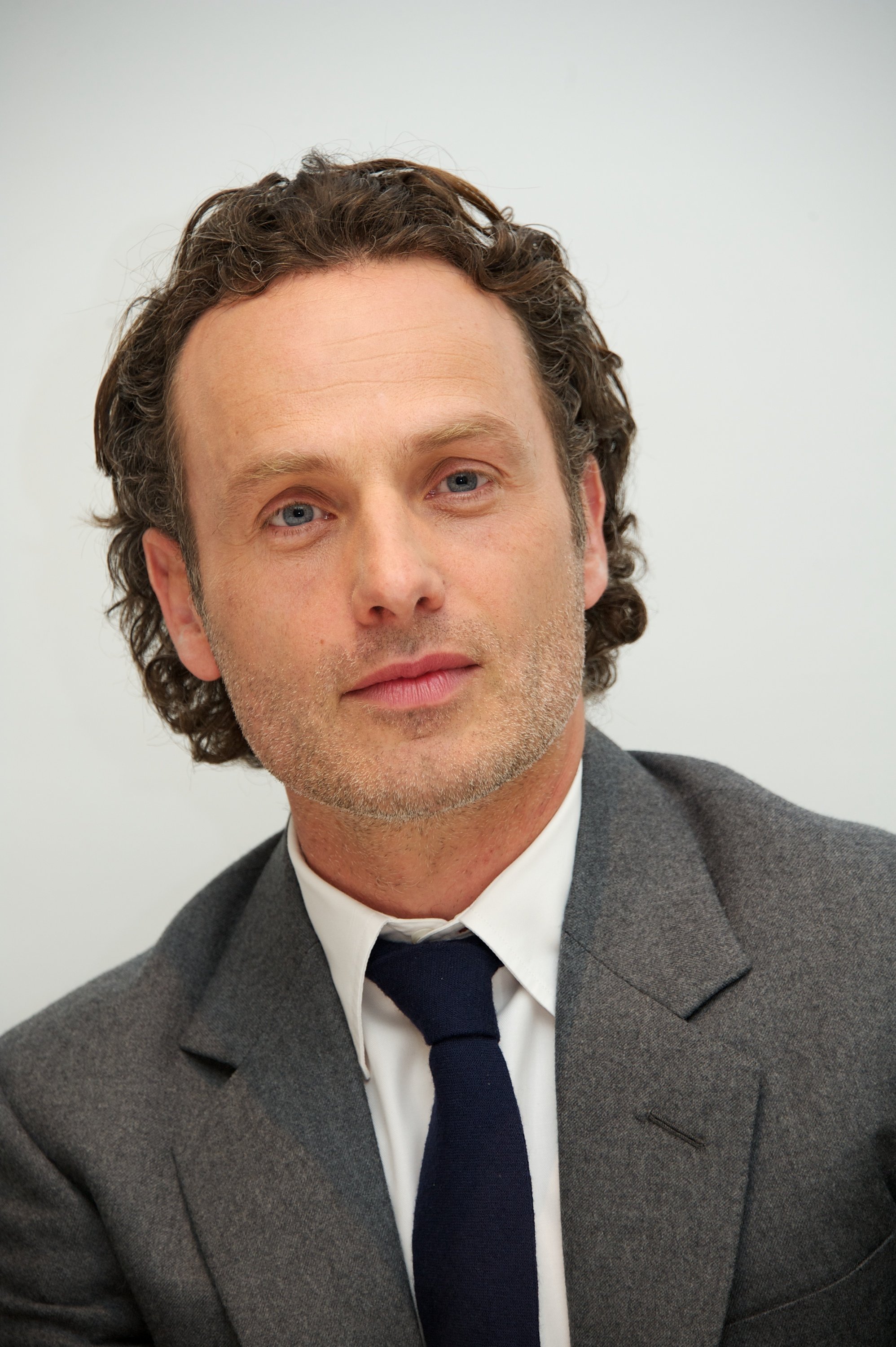Andrew Lincoln at "The Walking Dead" press conference on April 20, 2015 | Source: Getty Images