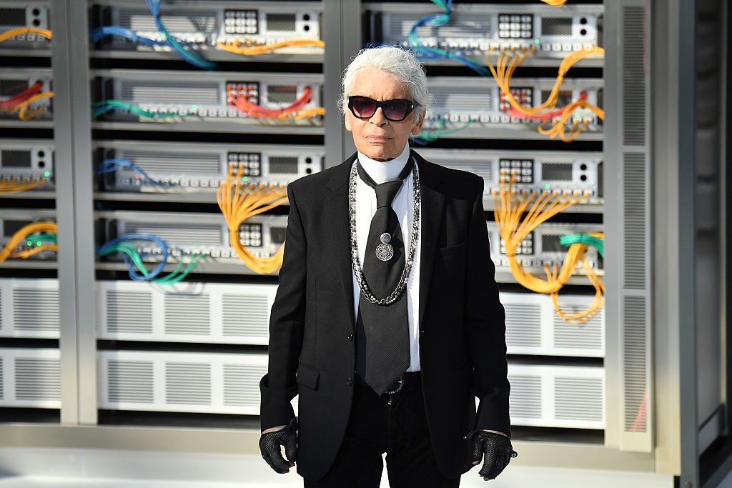 Der Designer Karl Lagerfeld | Quelle: Getty Images