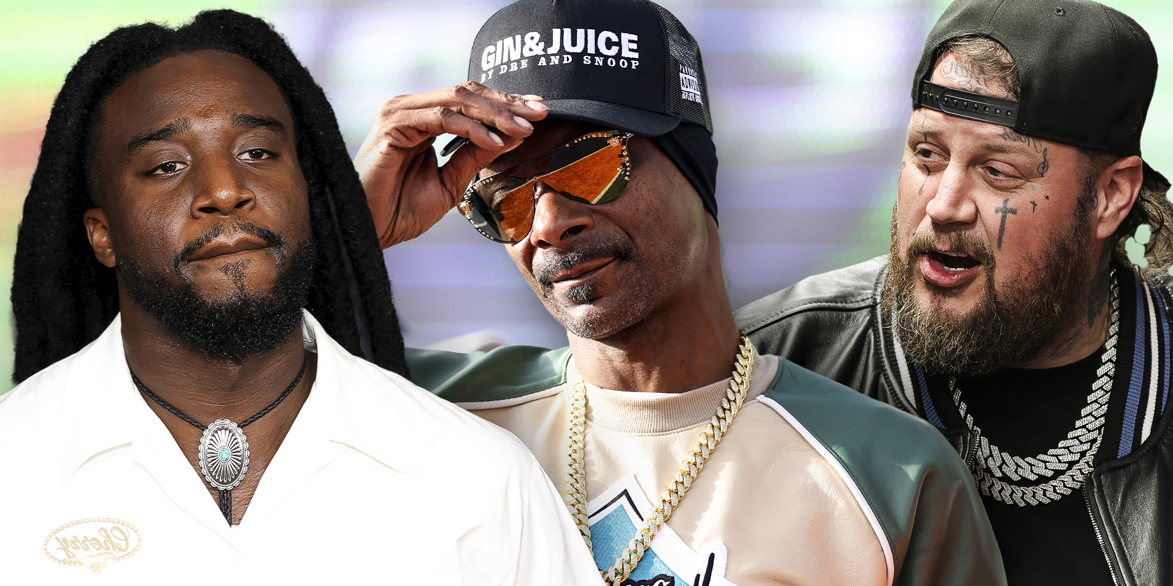 Shaboozey | Snoop Dogg | Jelly Roll | Source: Getty Images