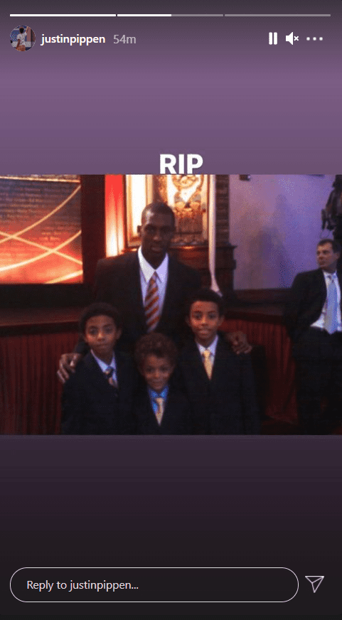 Larsa Pippen's son, Justin, mourns the death of his brother Antron | Photo: Instagram/justinpippen