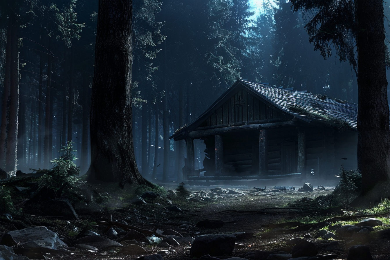 A decrepit cabin | Source: Midjourney