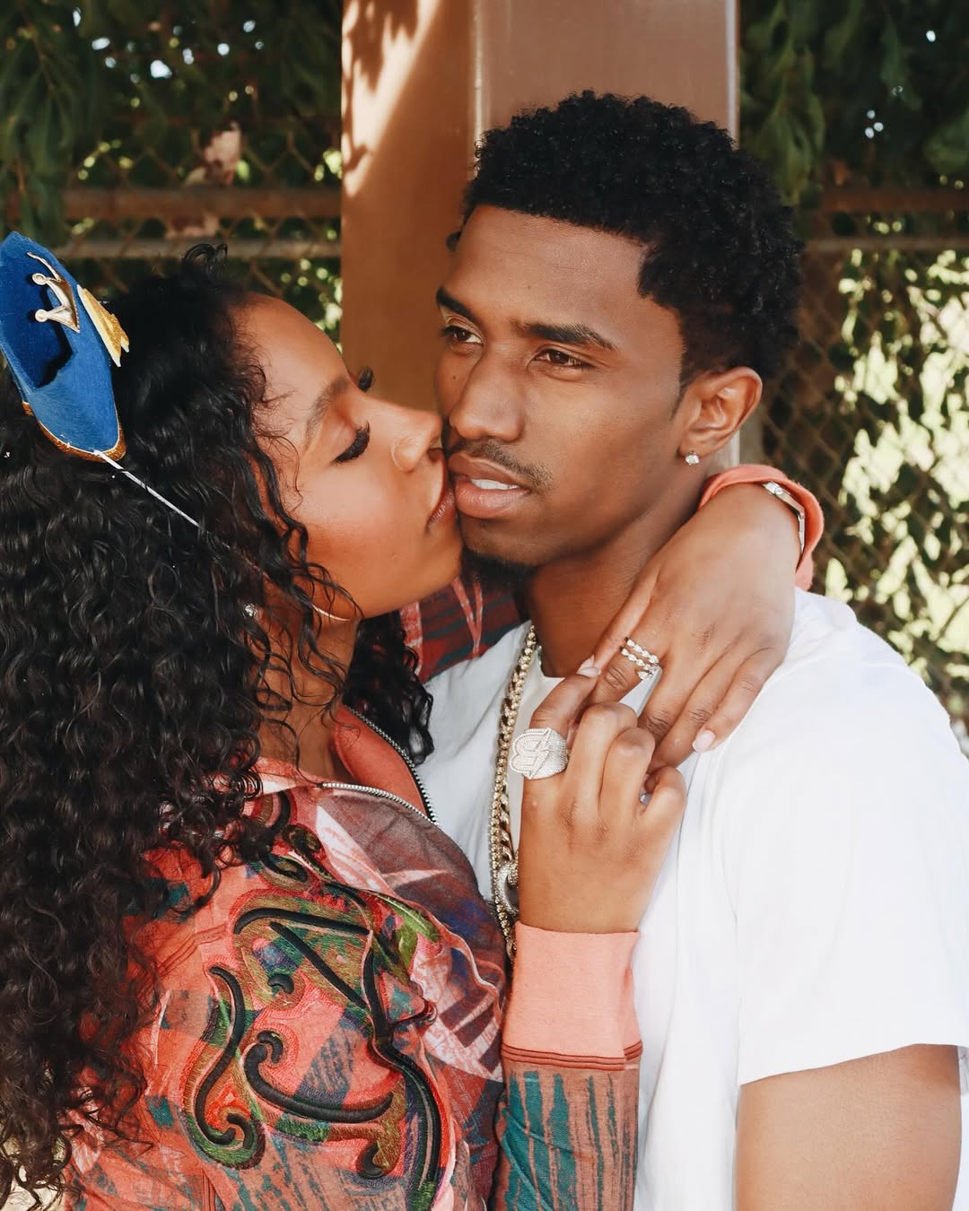Raven Tracy kissing Christian Combs, dated March 2025 | Source: Instagram/kingcombs