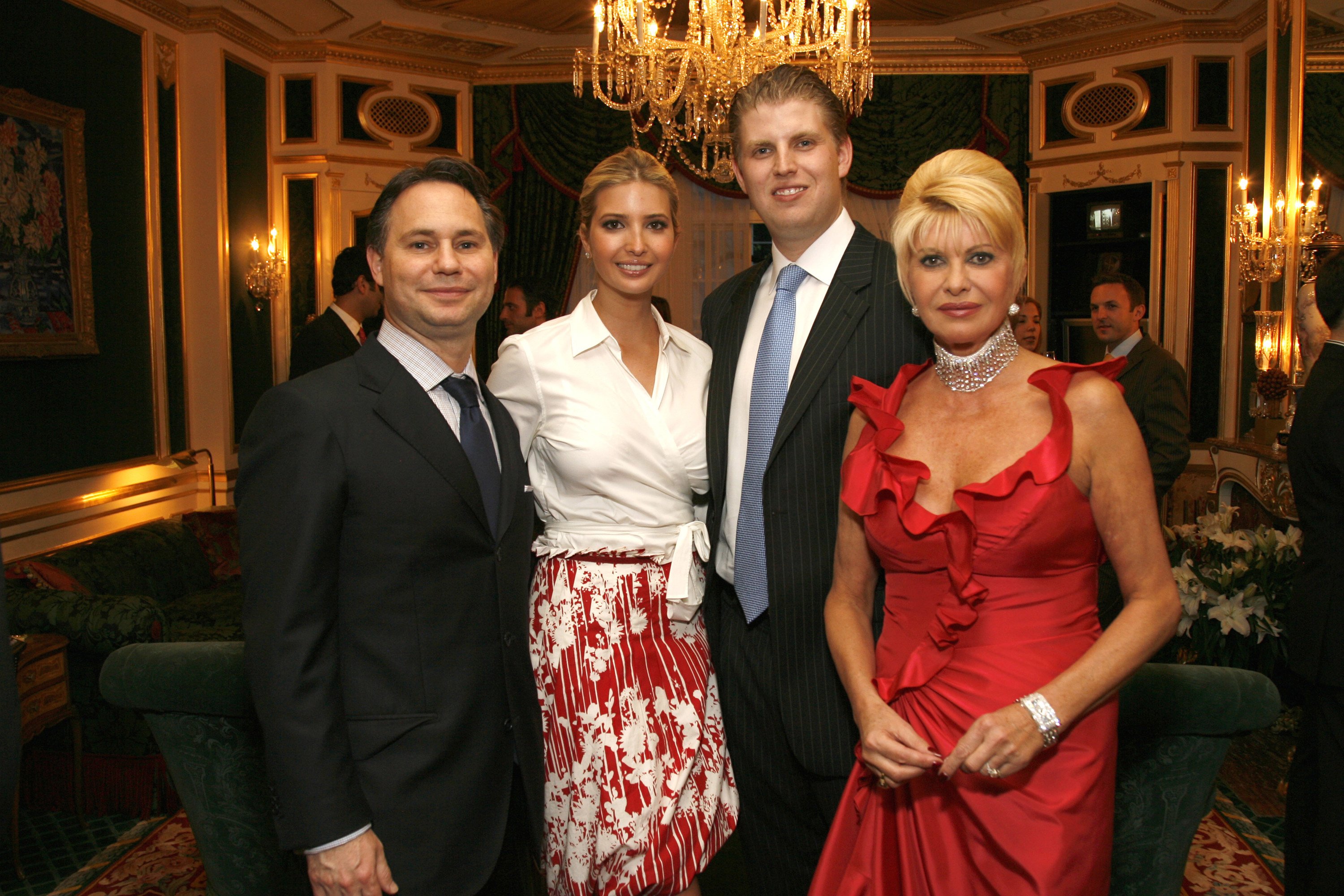 Jason Binn, Ivanka Trump, Eric Trump, and Ivana Trump. | Source: Getty Images 