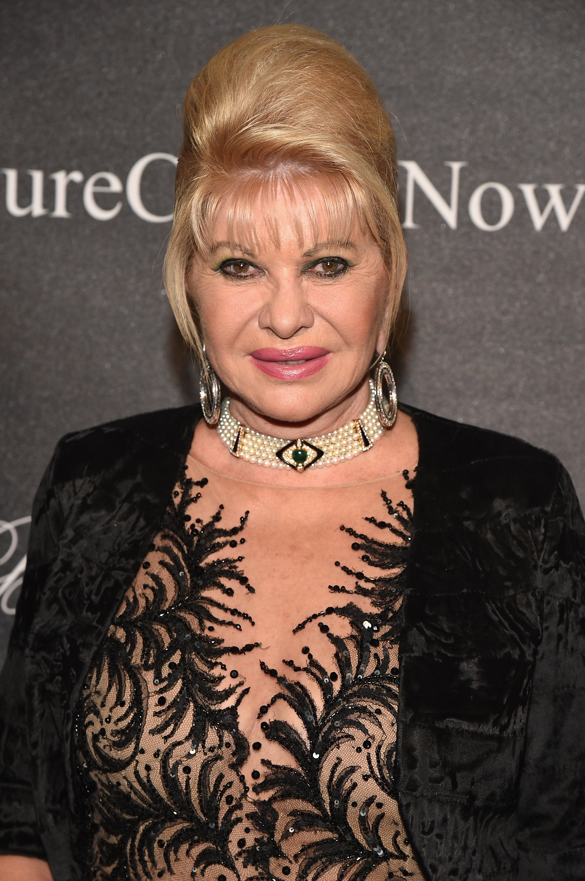 Businesswoman Ivana Trump attending Angel Ball 2015 at Cipriani Wall Street on October 19, 2015 in New York City.┃Source: Getty Images