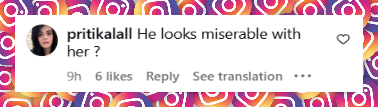 A netizen's comment about Prince Harry and Meghan Markle's appearance at the Project Healthy Minds’ World Mental Health Day Festival in New York on October 9, 2025 | Source: Instagram/usweekly